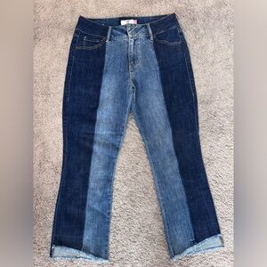 CAbi Flare Jeans - Dual Blue Tones